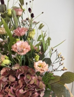 Herbststrauss mit frischen Blumen
